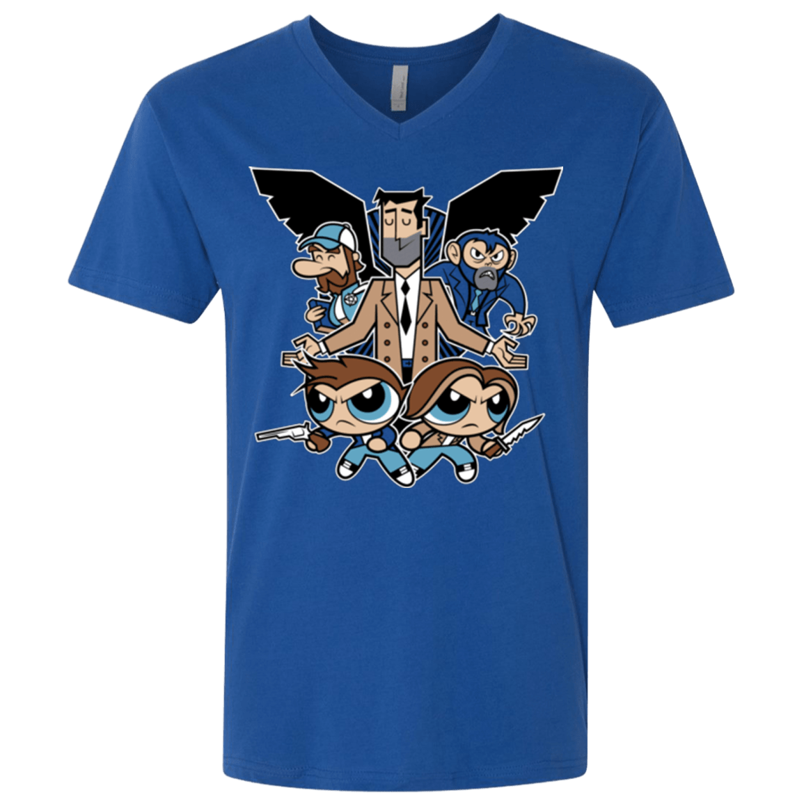 T-Shirts Royal / X-Small Hell and Back Boys Men's Premium V-Neck