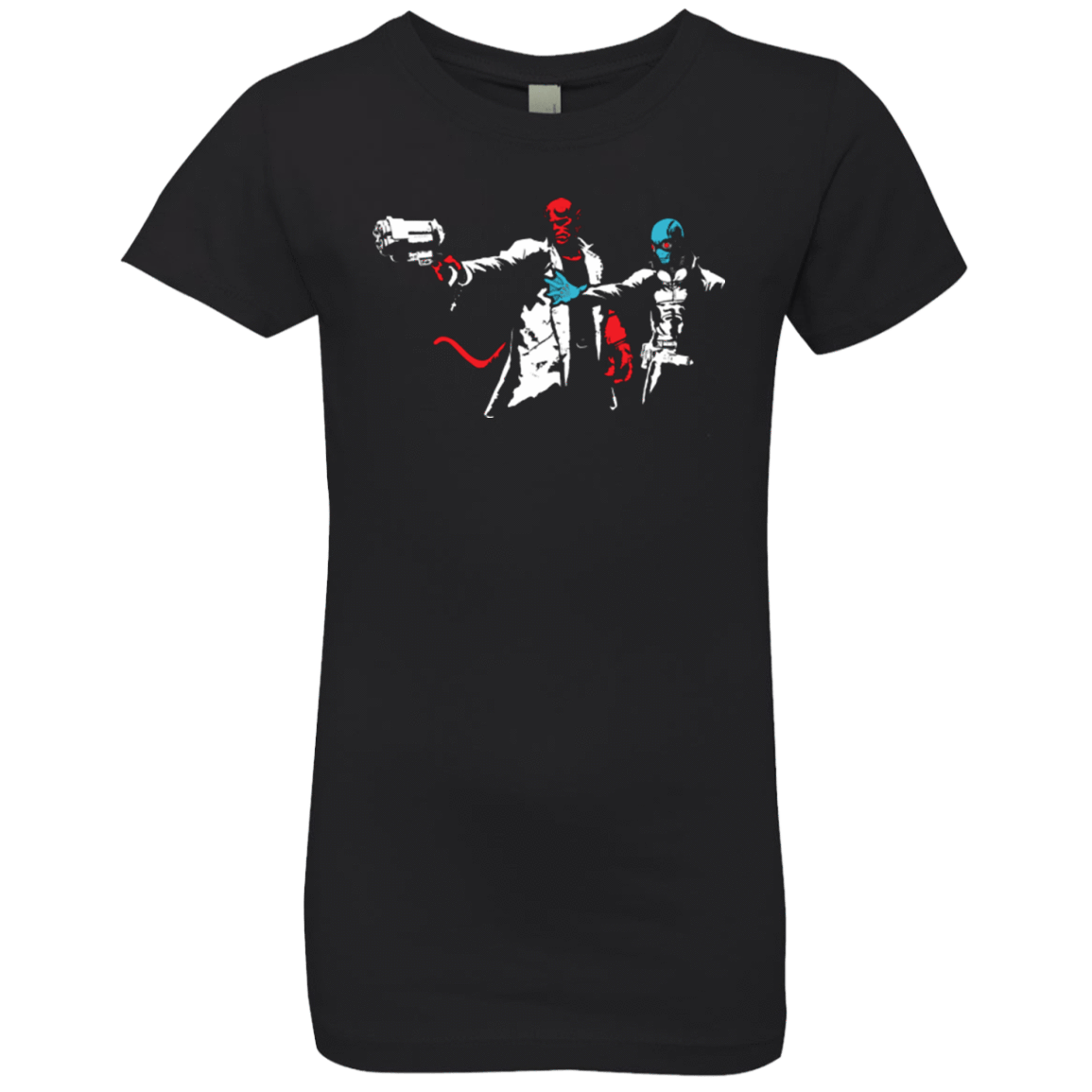 T-Shirts Black / YXS Hell Fiction Girls Premium T-Shirt