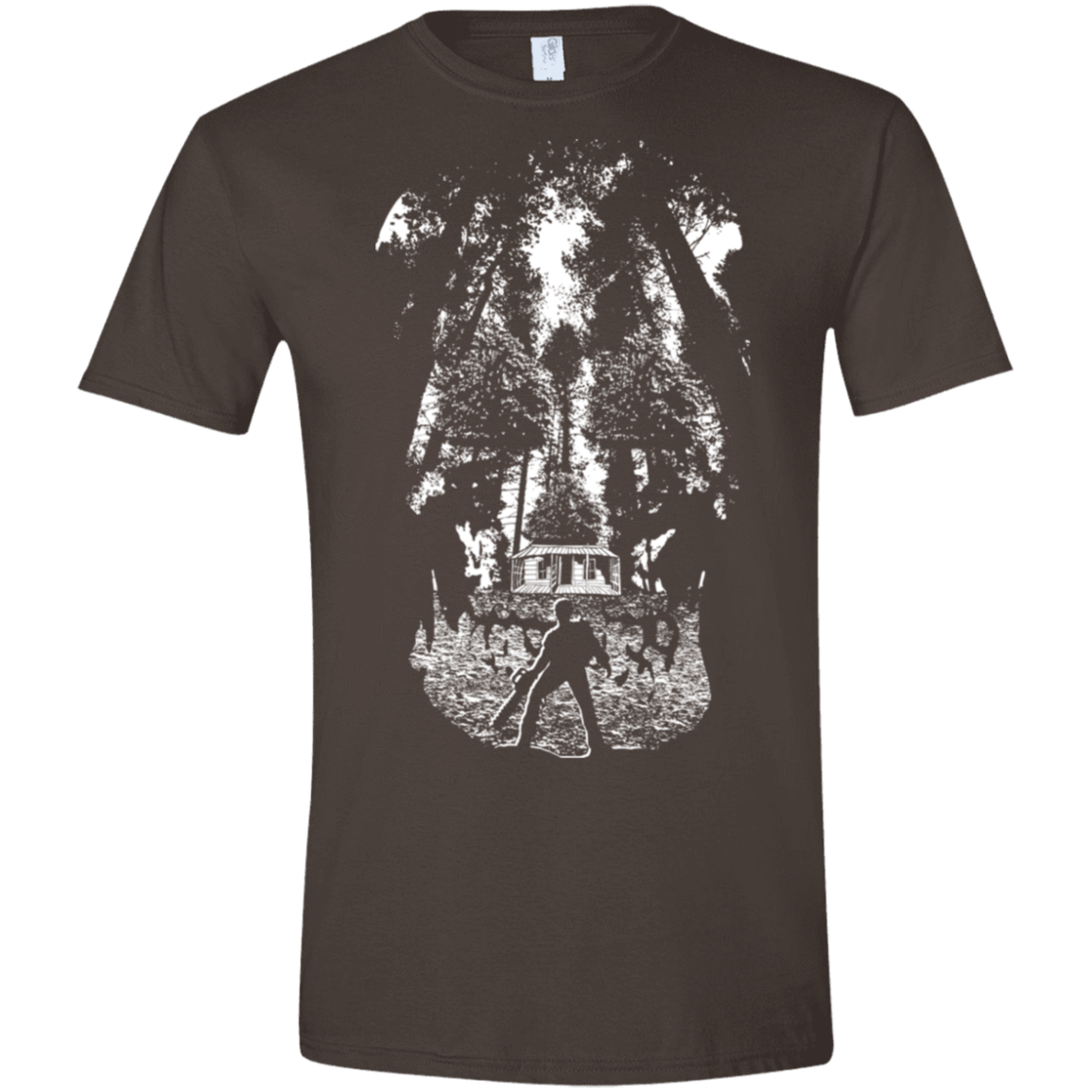 T-Shirts Dark Chocolate / S Hell On Earth Men's Semi-Fitted Softstyle