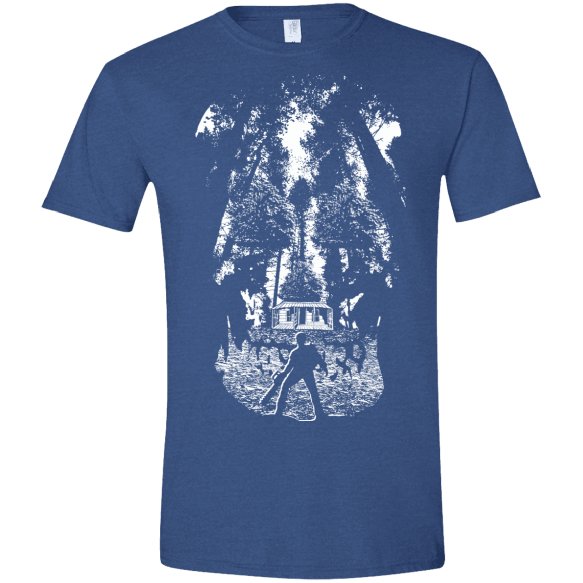 T-Shirts Heather Royal / X-Small Hell On Earth Men's Semi-Fitted Softstyle