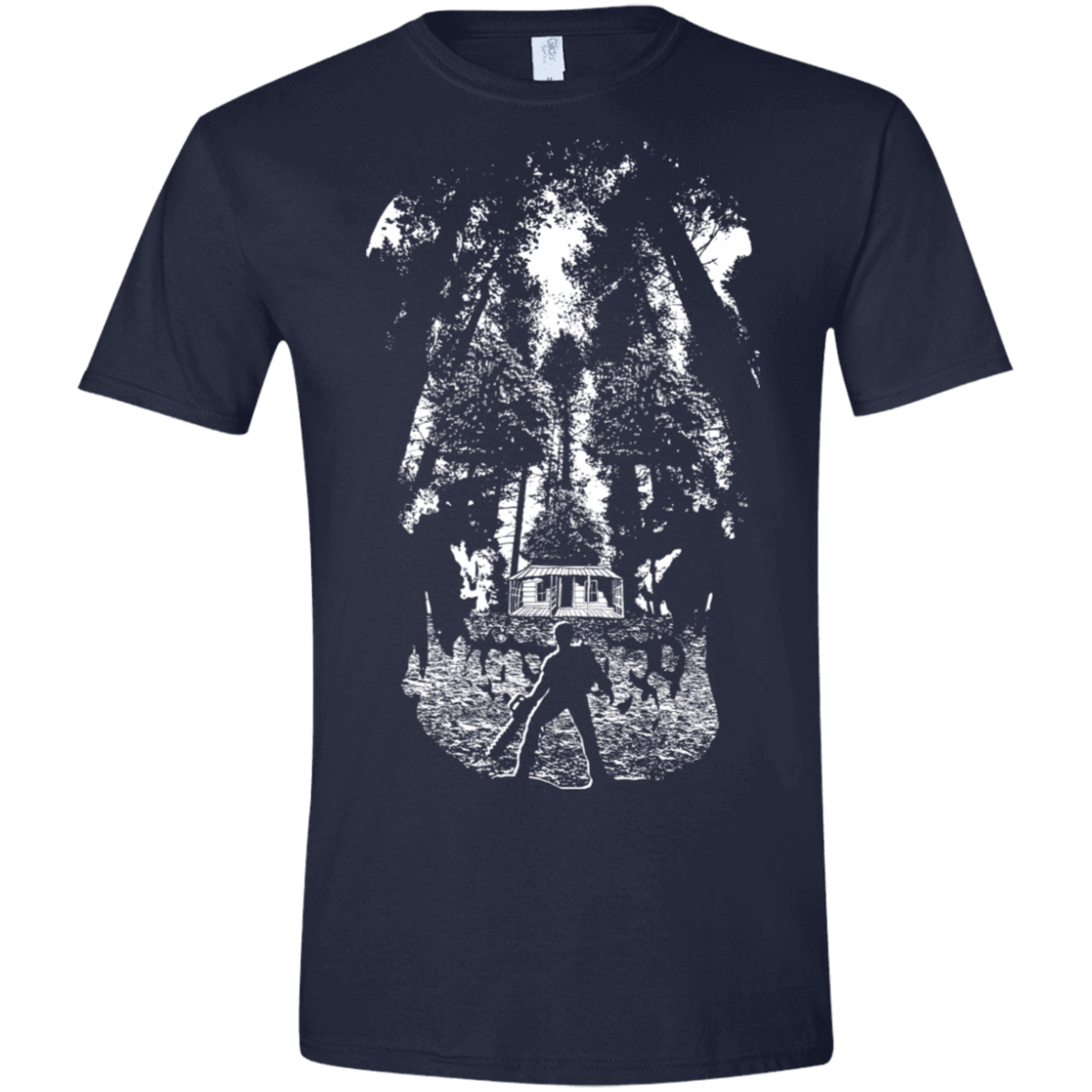 T-Shirts Navy / X-Small Hell On Earth Men's Semi-Fitted Softstyle