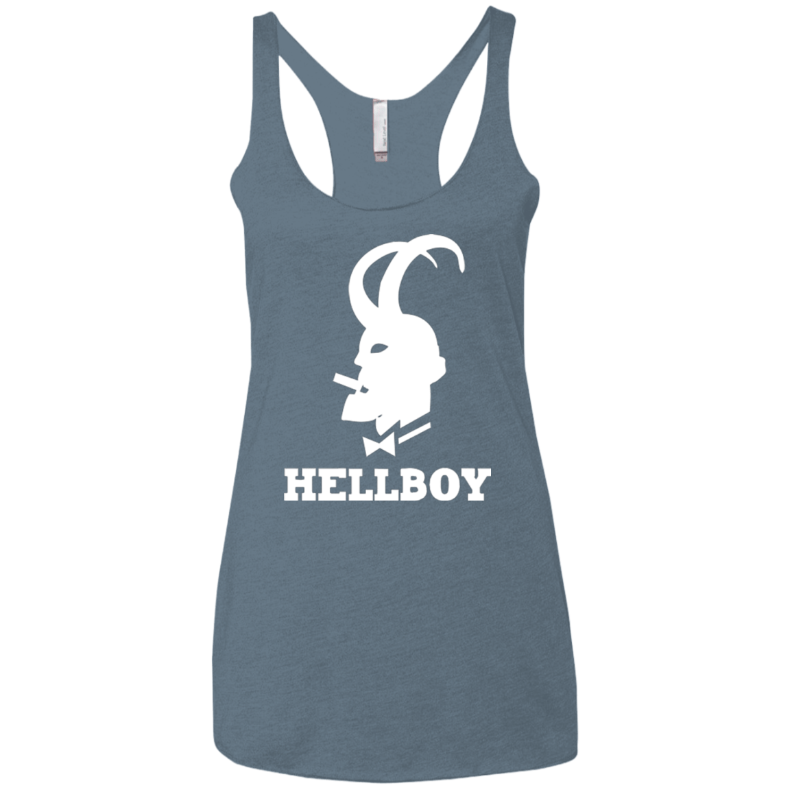 T-Shirts Indigo / X-Small Hellboy Women's Triblend Racerback Tank