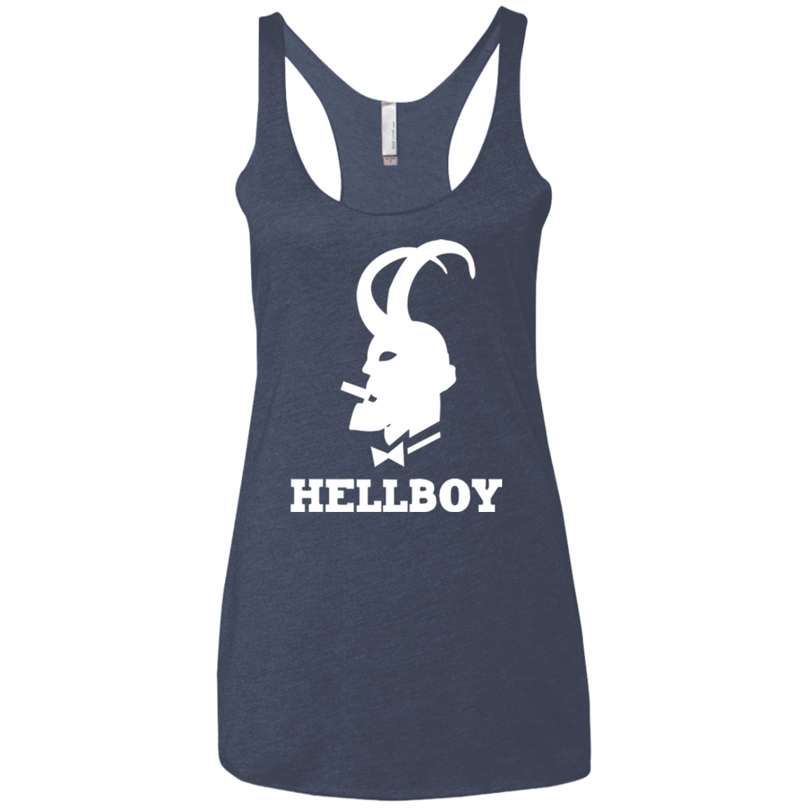 T-Shirts Vintage Navy / X-Small Hellboy Women's Triblend Racerback Tank