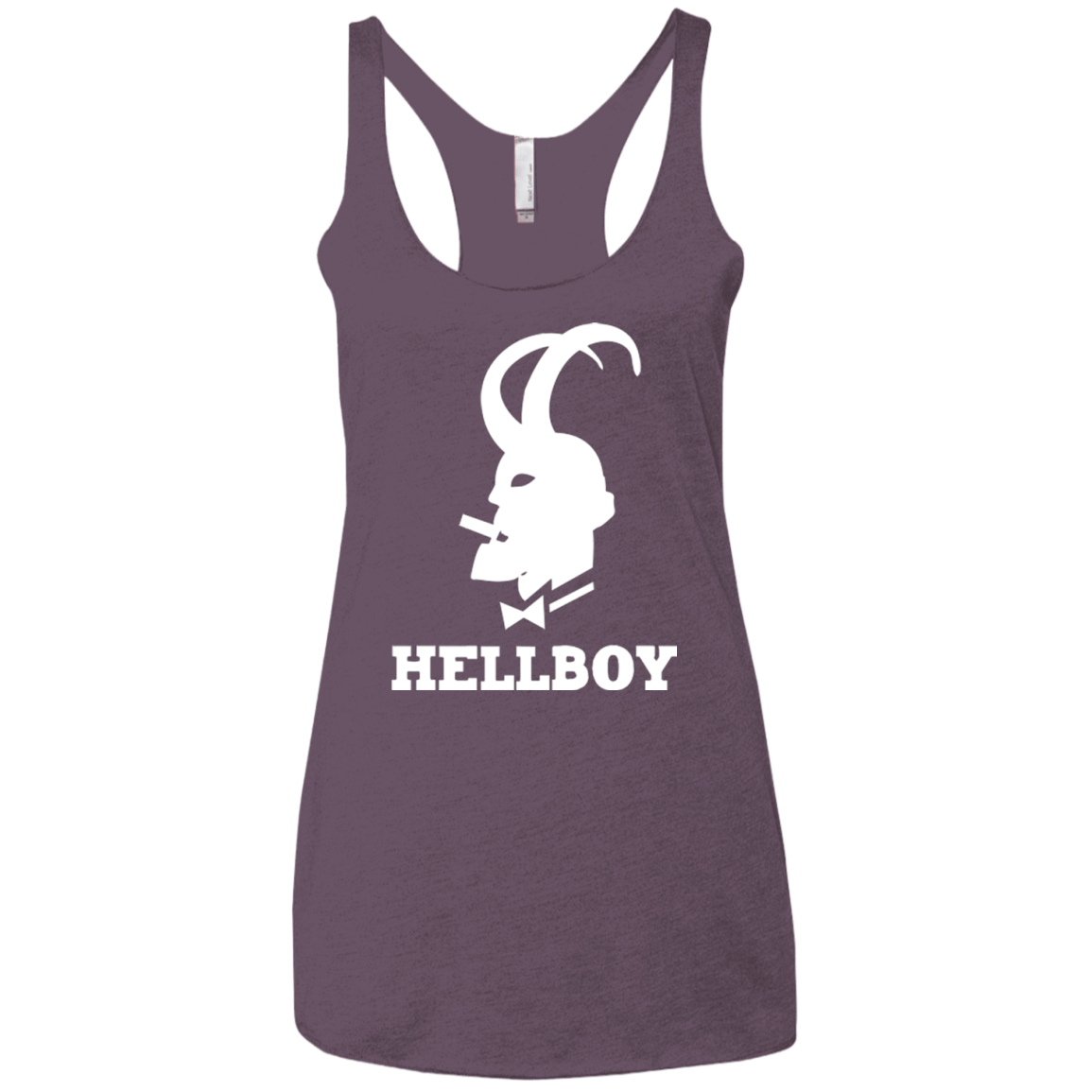 T-Shirts Vintage Purple / X-Small Hellboy Women's Triblend Racerback Tank