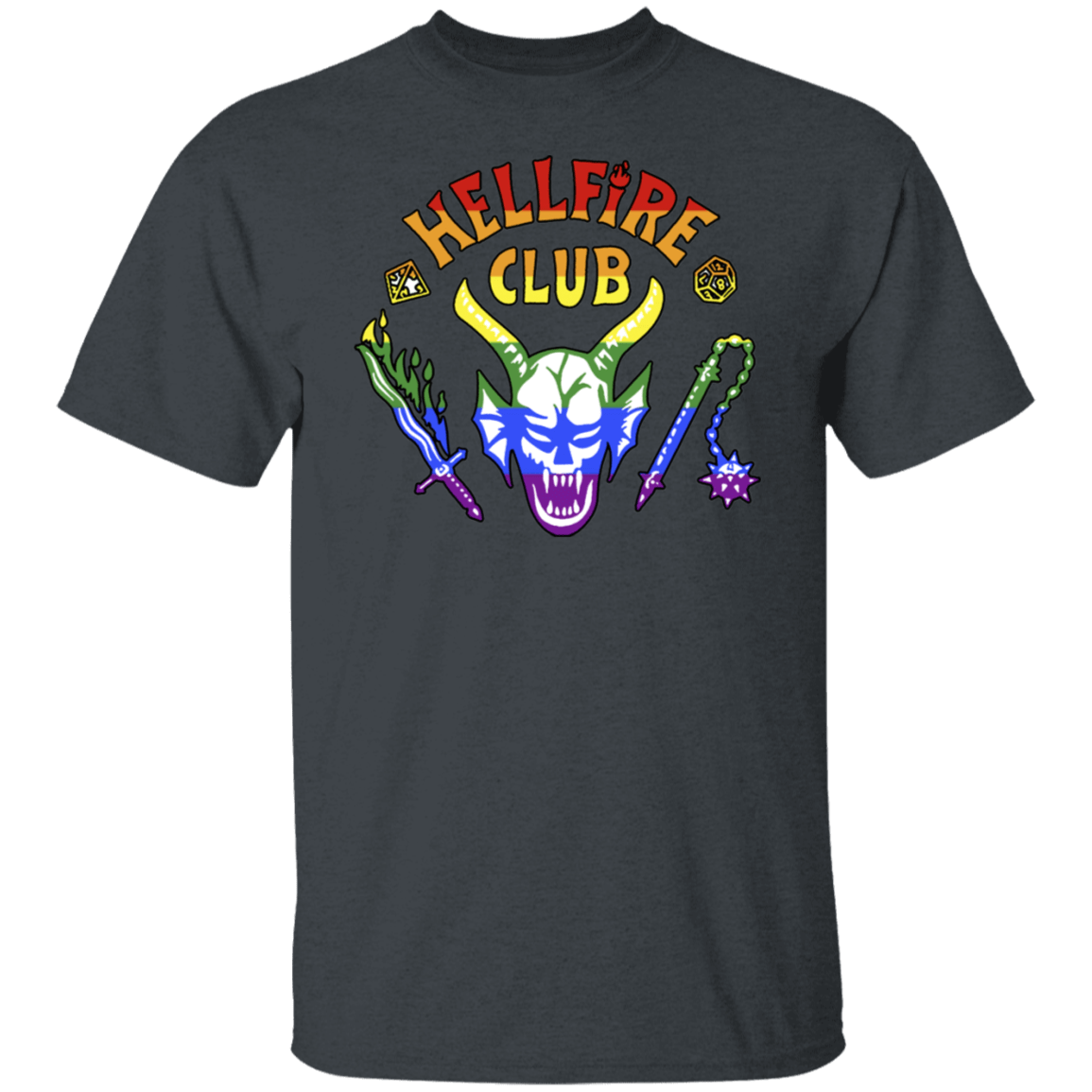 T-Shirts Dark Heather / S Hellfire Pride Club T-Shirt