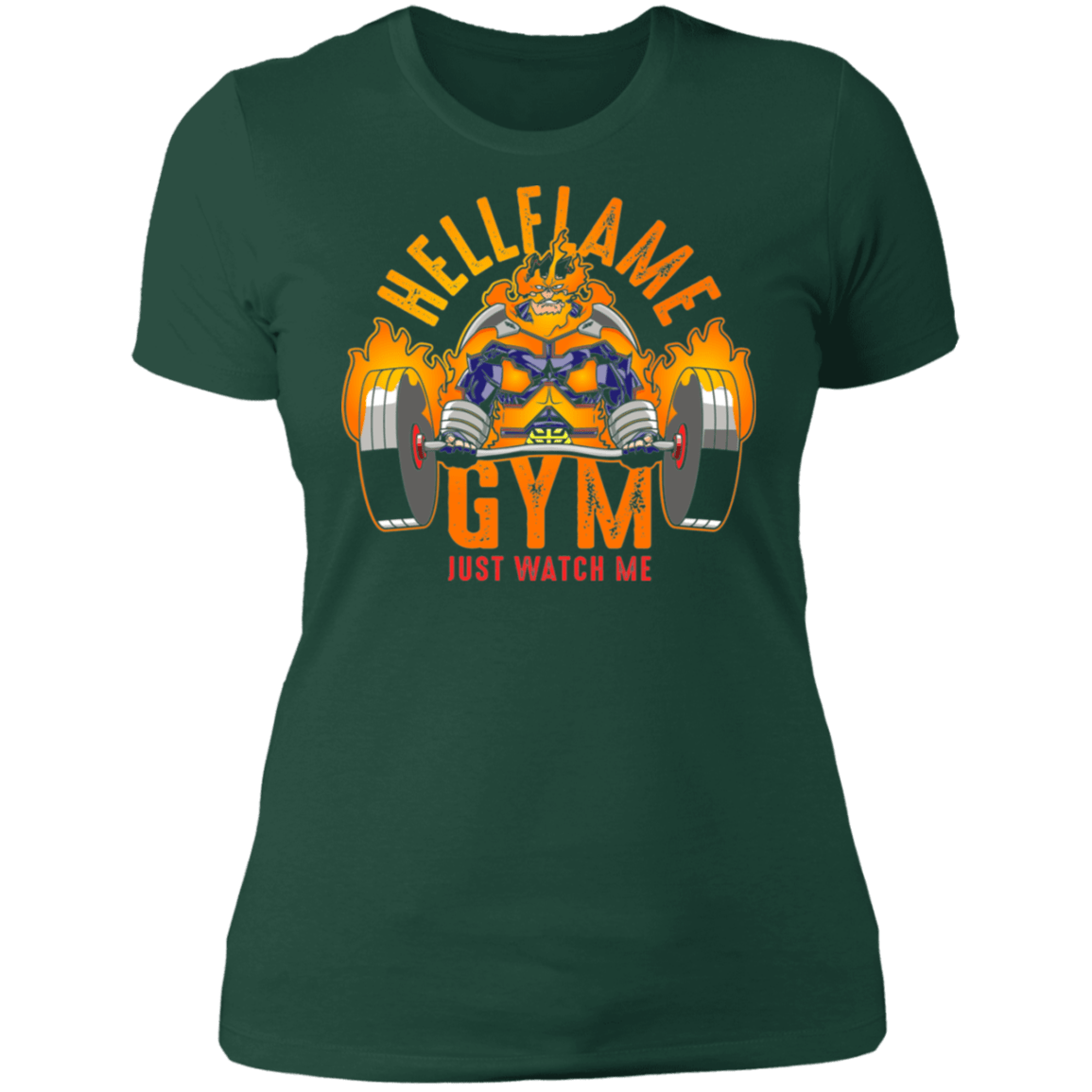 T-Shirts Forest Green / S Hellflame Gym Women's Premium T-Shirt