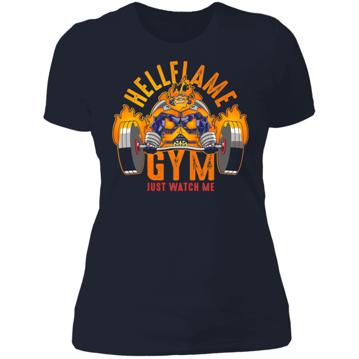T-Shirts Midnight Navy / S Hellflame Gym Women's Premium T-Shirt