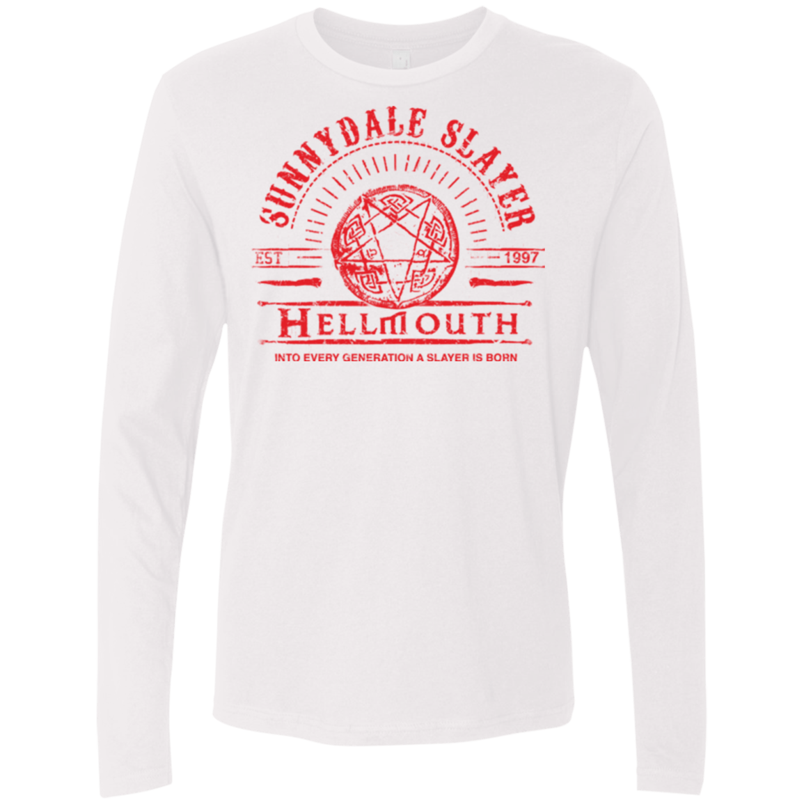 T-Shirts White / Small Hellmouth Men's Premium Long Sleeve