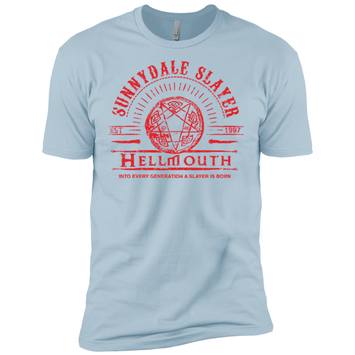 T-Shirts Light Blue / X-Small Hellmouth Men's Premium T-Shirt