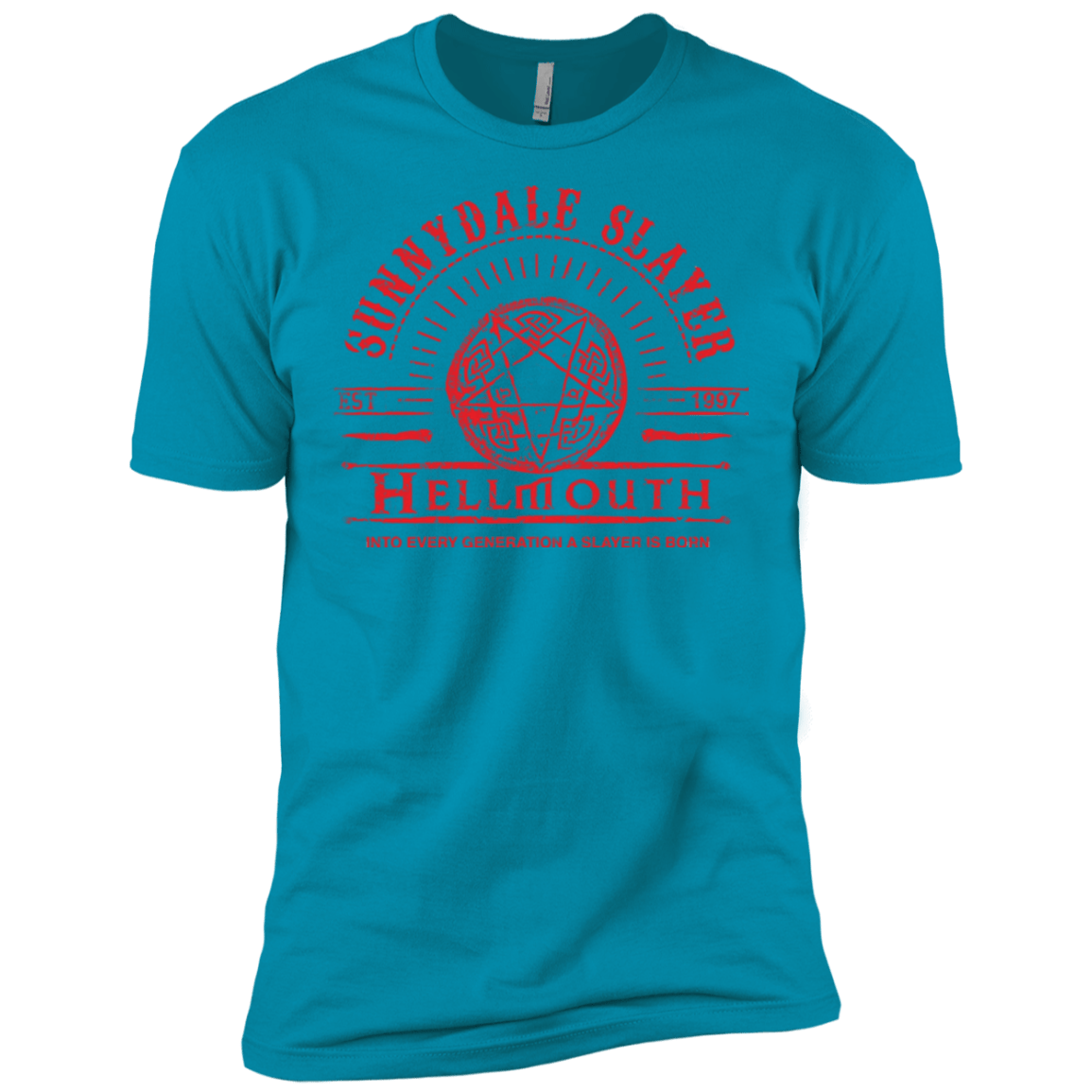 T-Shirts Turquoise / X-Small Hellmouth Men's Premium T-Shirt