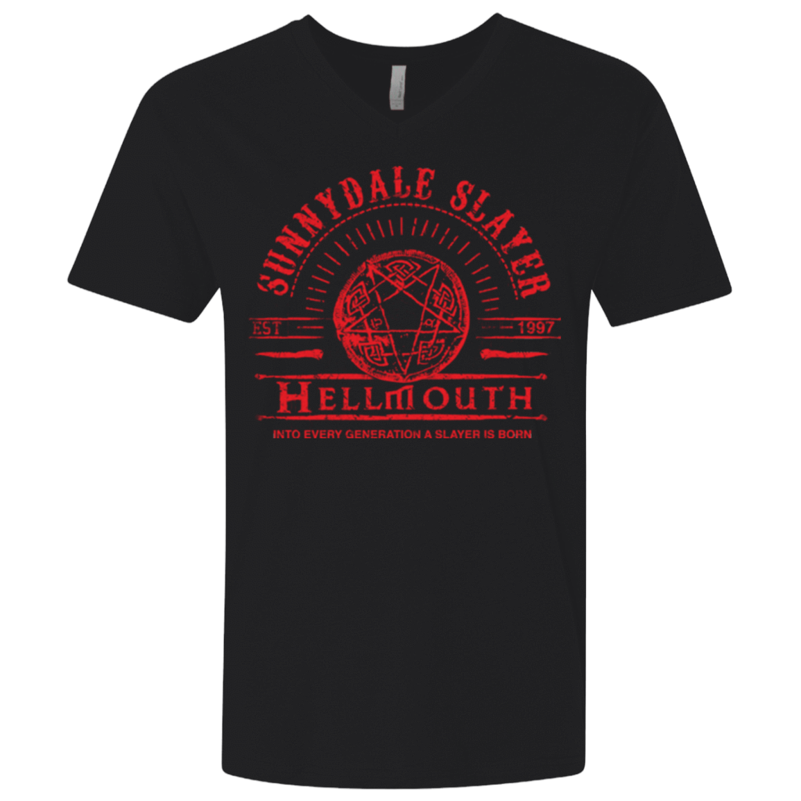 T-Shirts Black / X-Small Hellmouth Men's Premium V-Neck