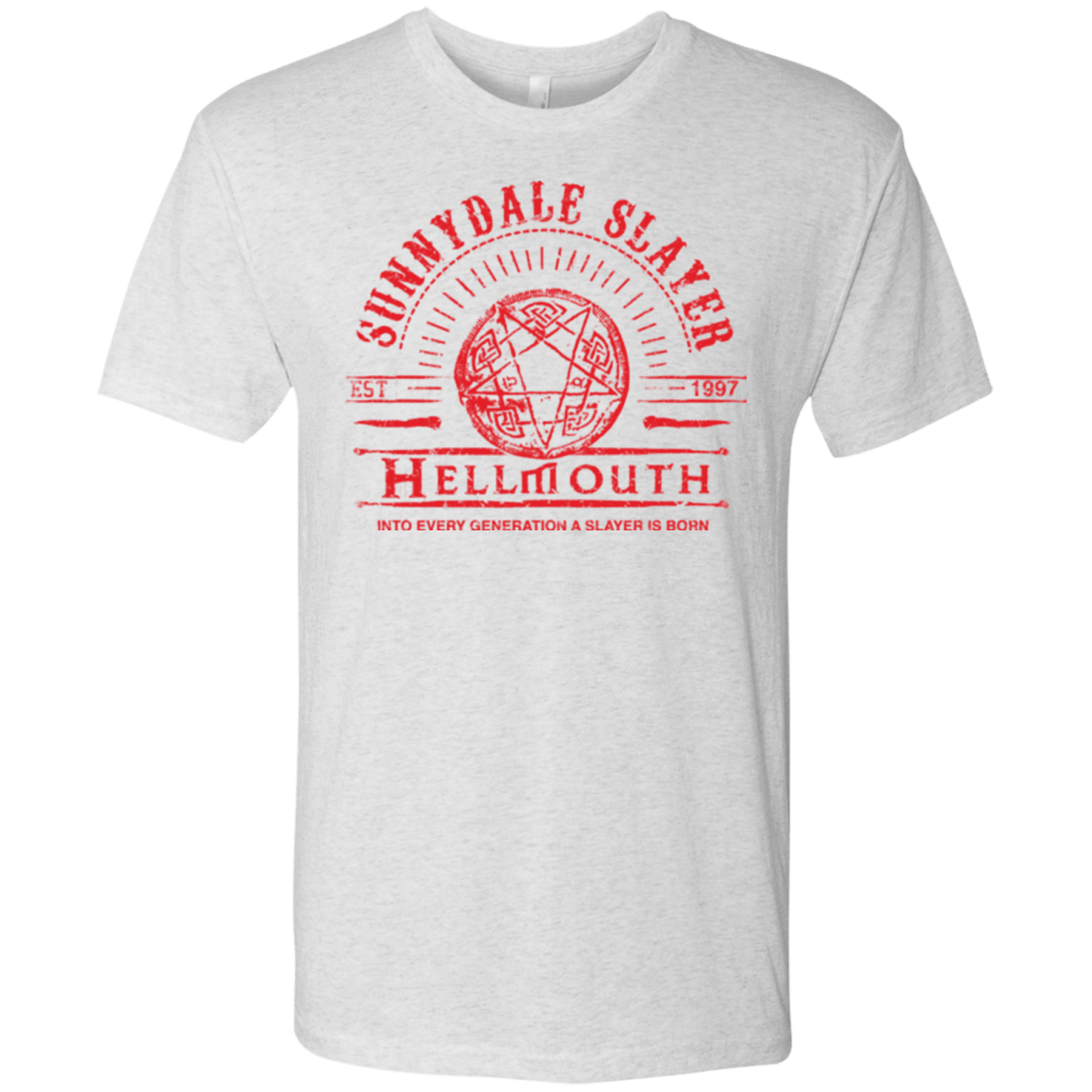 T-Shirts Heather White / Small Hellmouth Men's Triblend T-Shirt