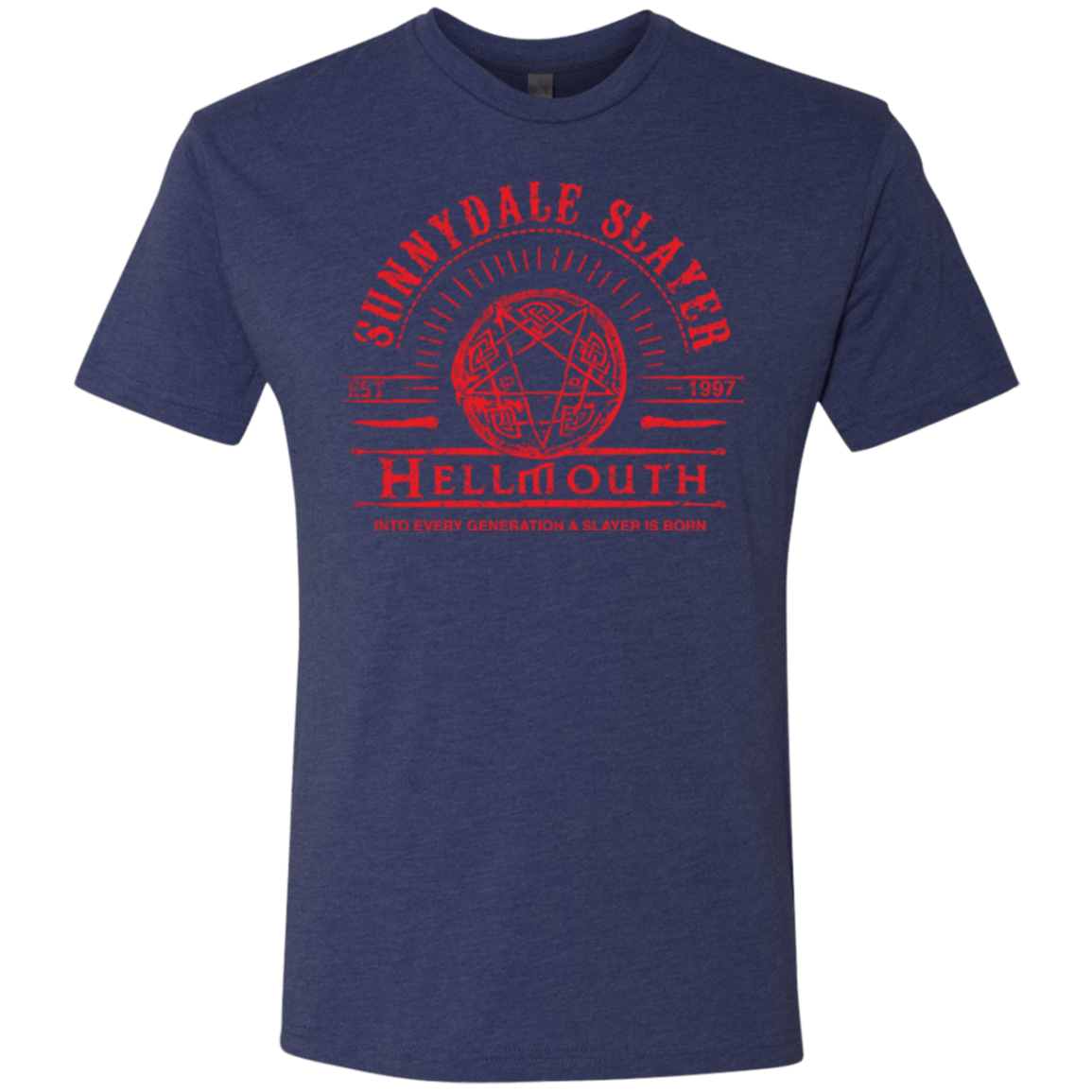 T-Shirts Vintage Navy / Small Hellmouth Men's Triblend T-Shirt