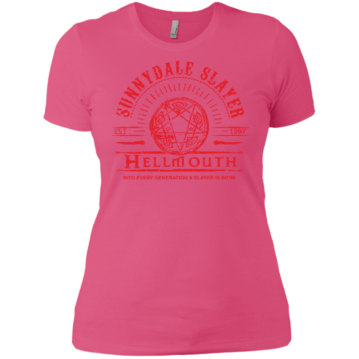 T-Shirts Hot Pink / X-Small Hellmouth Women's Premium T-Shirt