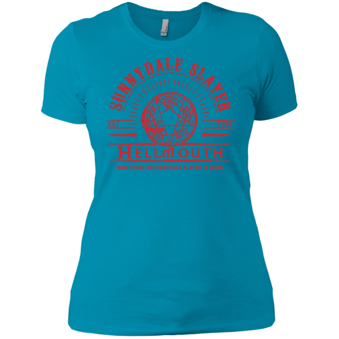 T-Shirts Turquoise / X-Small Hellmouth Women's Premium T-Shirt