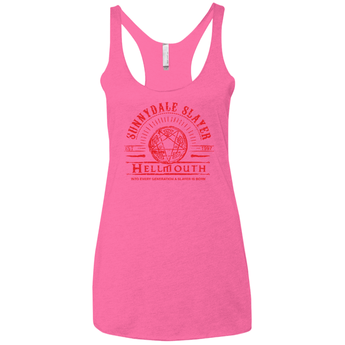 T-Shirts Vintage Pink / X-Small Hellmouth Women's Triblend Racerback Tank