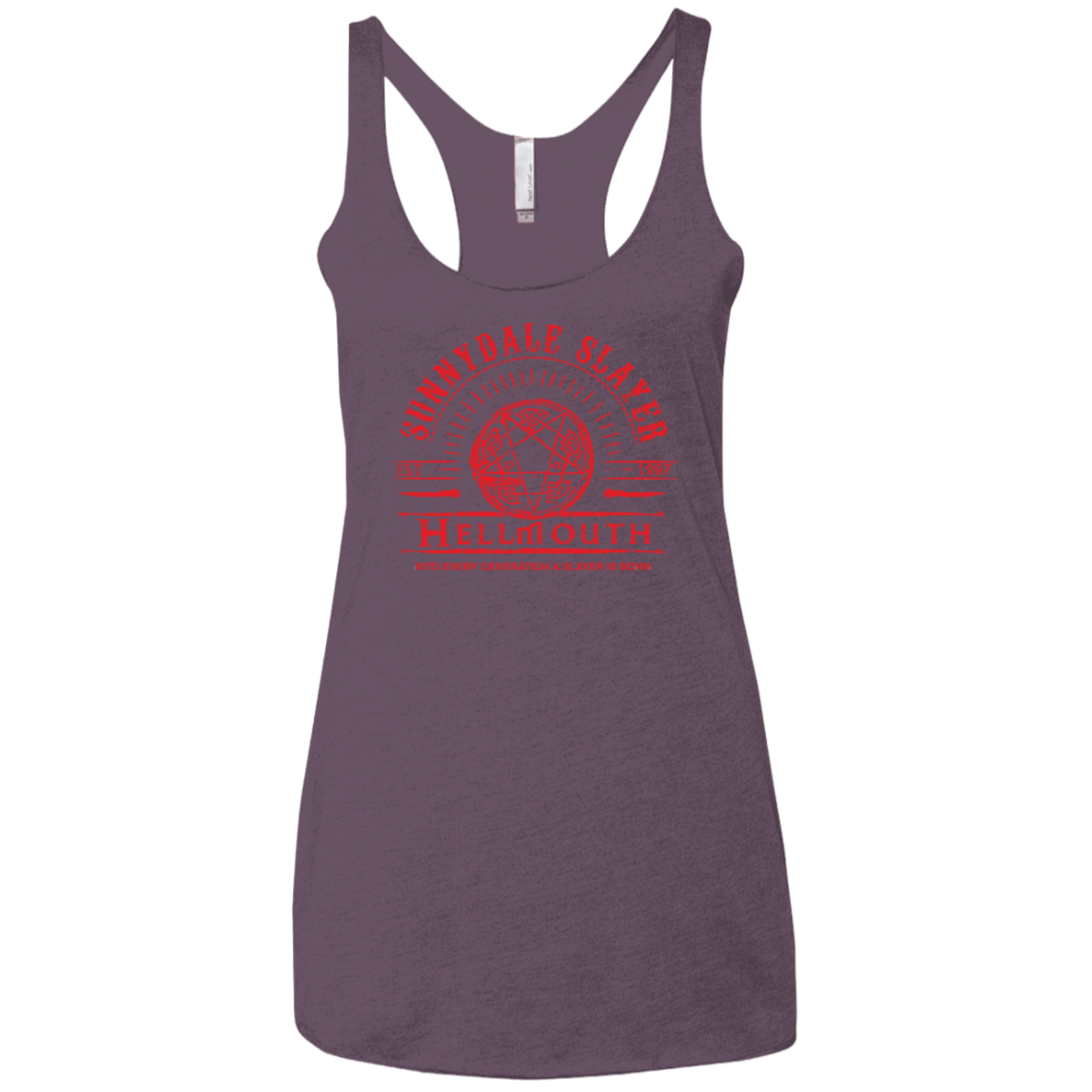 T-Shirts Vintage Purple / X-Small Hellmouth Women's Triblend Racerback Tank