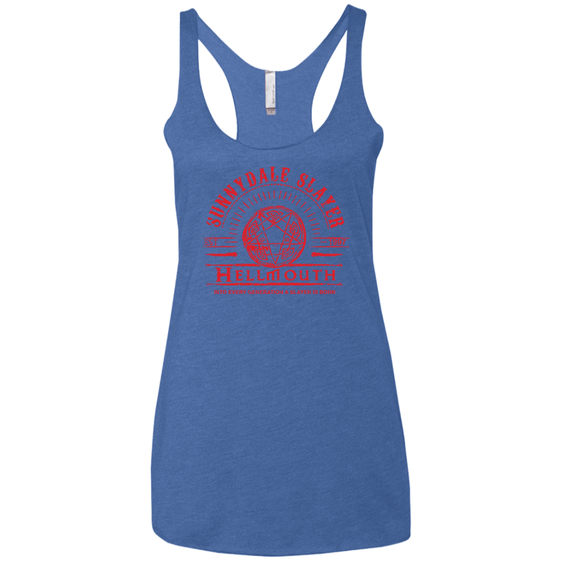 T-Shirts Vintage Royal / X-Small Hellmouth Women's Triblend Racerback Tank
