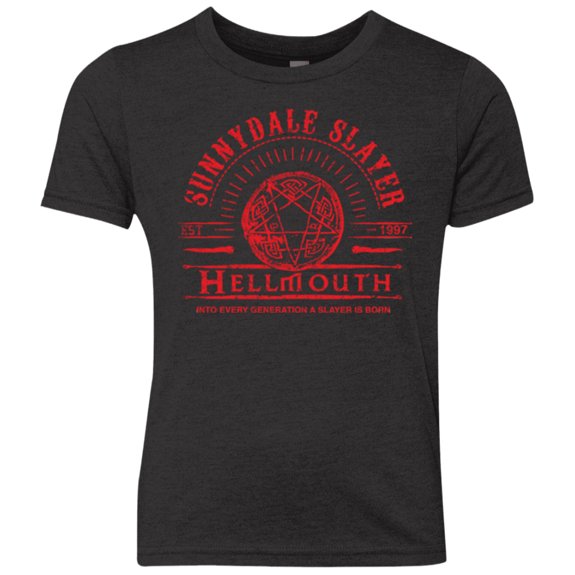 T-Shirts Vintage Black / YXS Hellmouth Youth Triblend T-Shirt