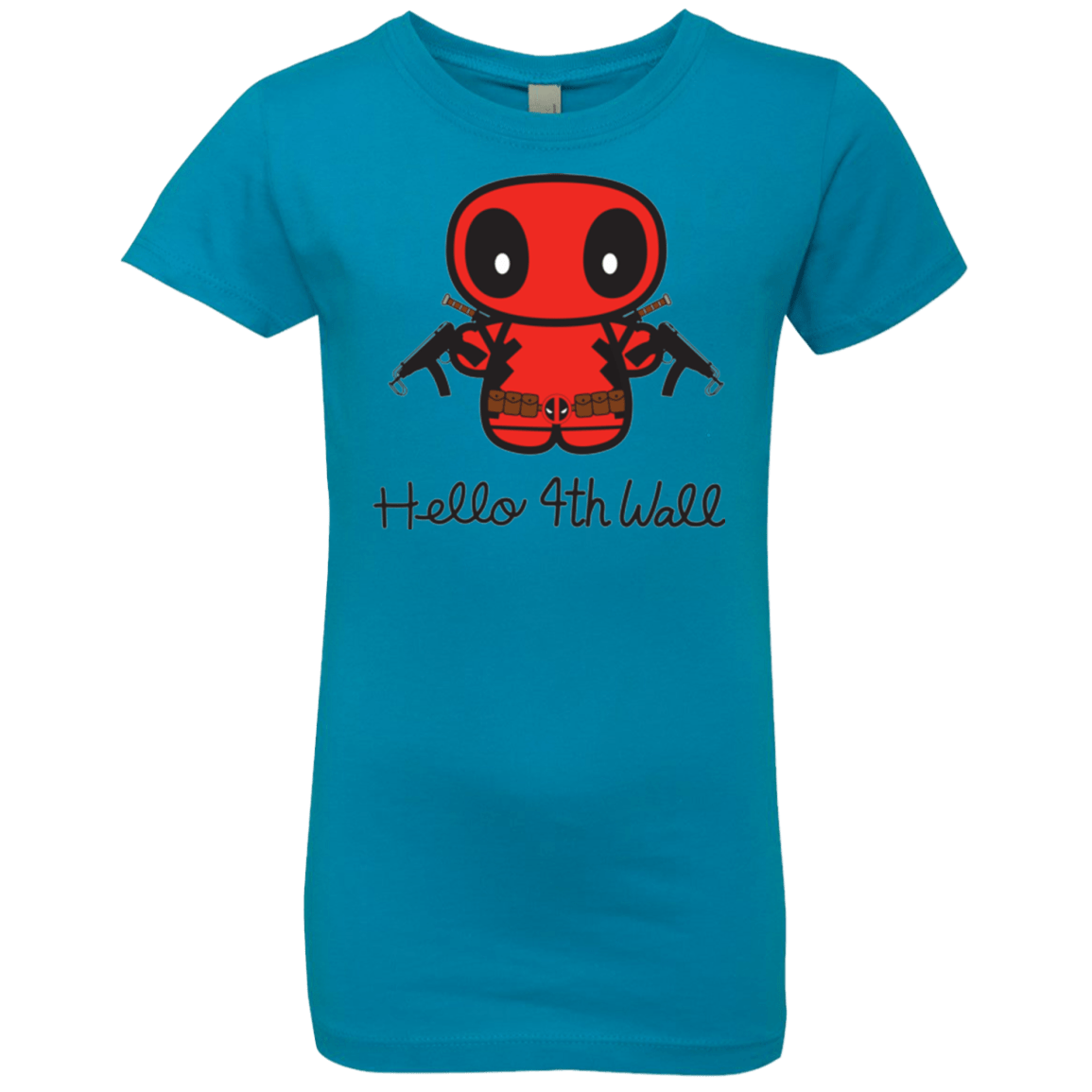 T-Shirts Turquoise / YXS Hello 4th Wall Girls Premium T-Shirt