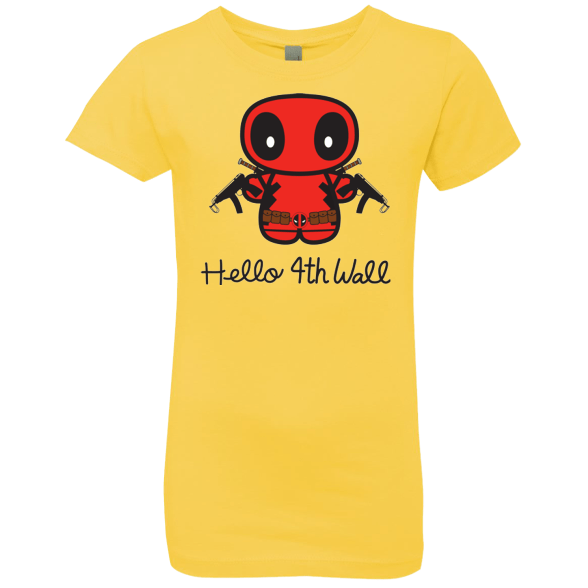 T-Shirts Vibrant Yellow / YXS Hello 4th Wall Girls Premium T-Shirt