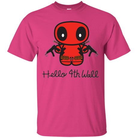 T-Shirts Heliconia / Small Hello 4th Wall T-Shirt