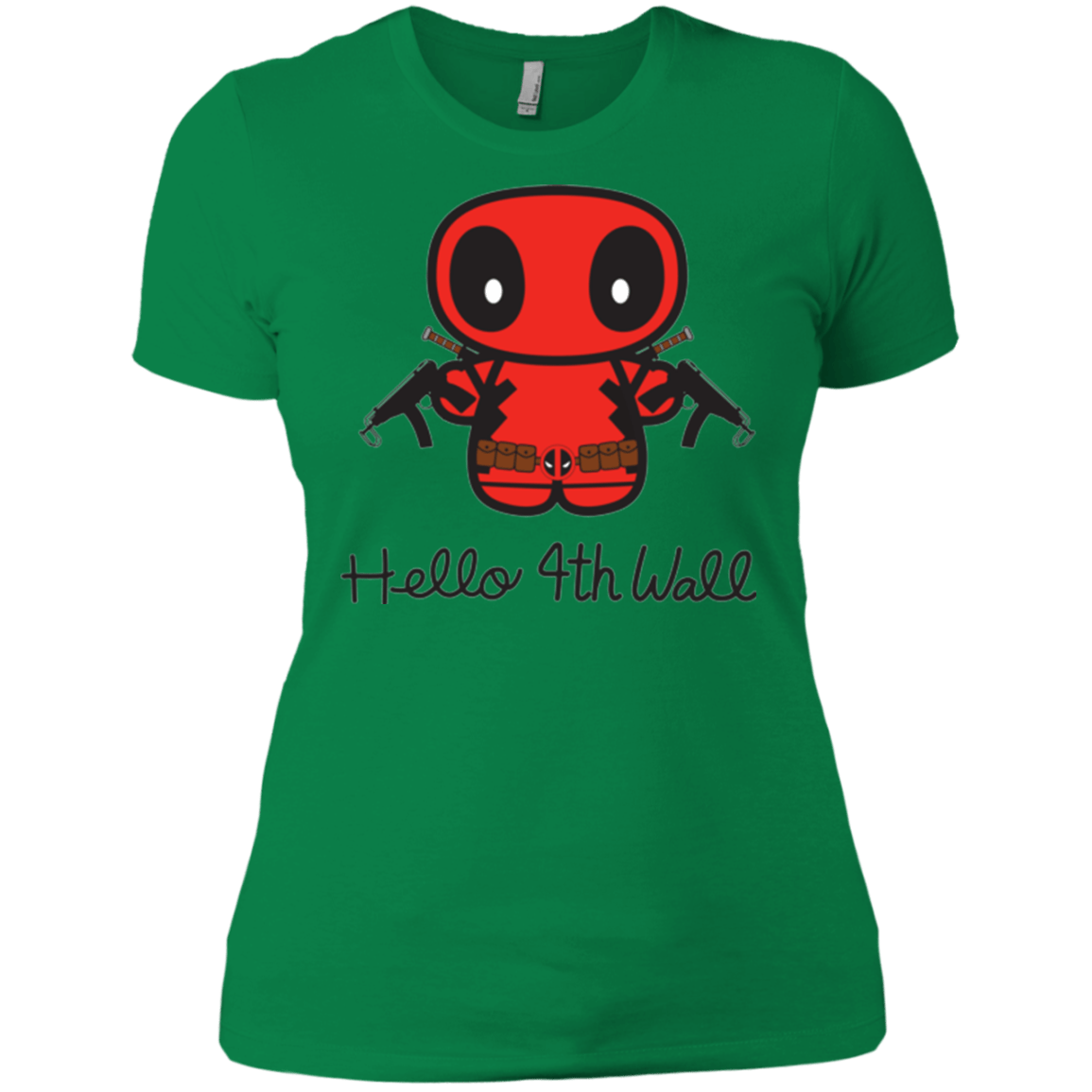 T-Shirts Kelly Green / X-Small Hello 4th Wall Women's Premium T-Shirt