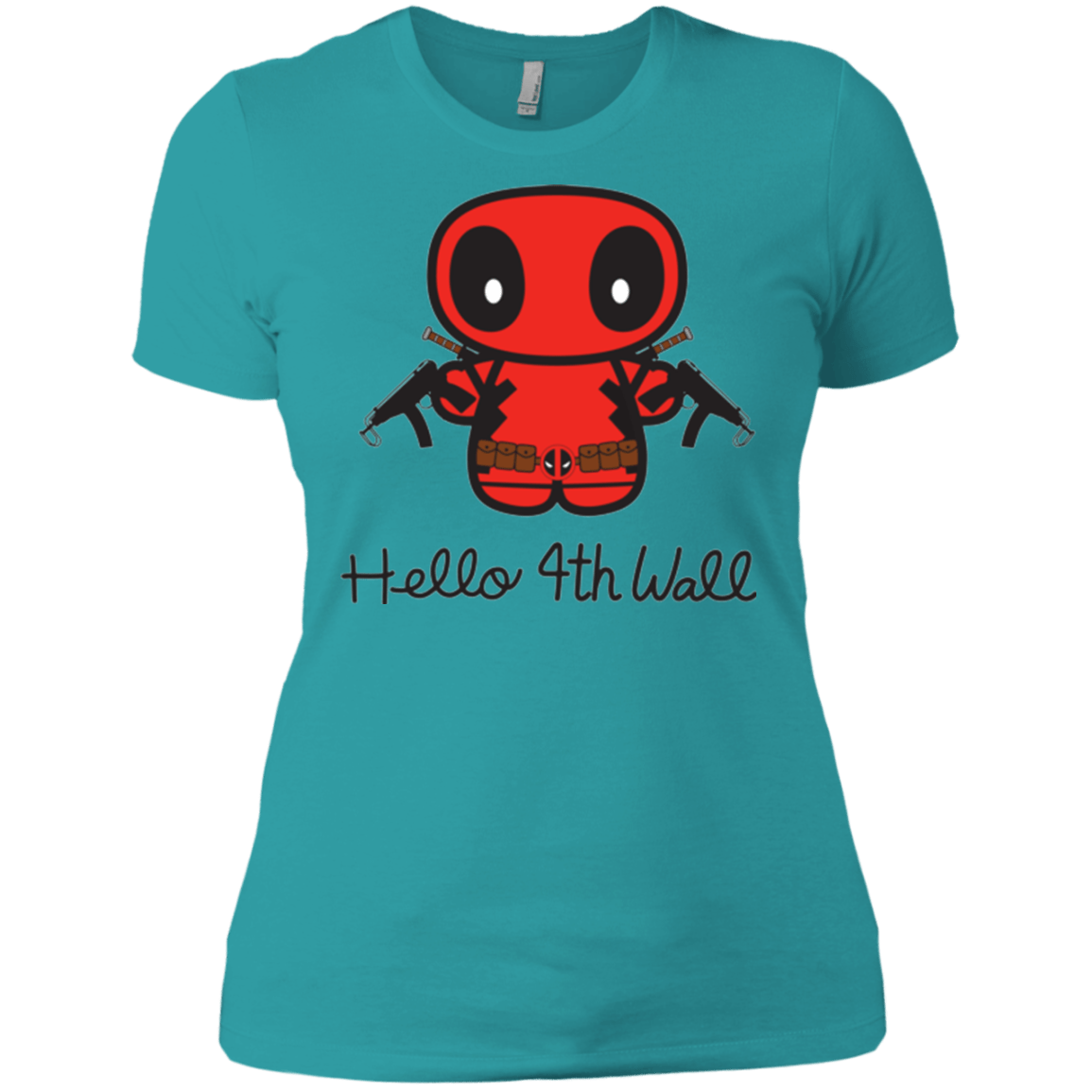 T-Shirts Tahiti Blue / X-Small Hello 4th Wall Women's Premium T-Shirt