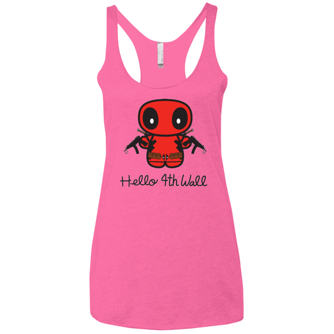 T-Shirts Vintage Pink / X-Small Hello 4th Wall Women's Triblend Racerback Tank