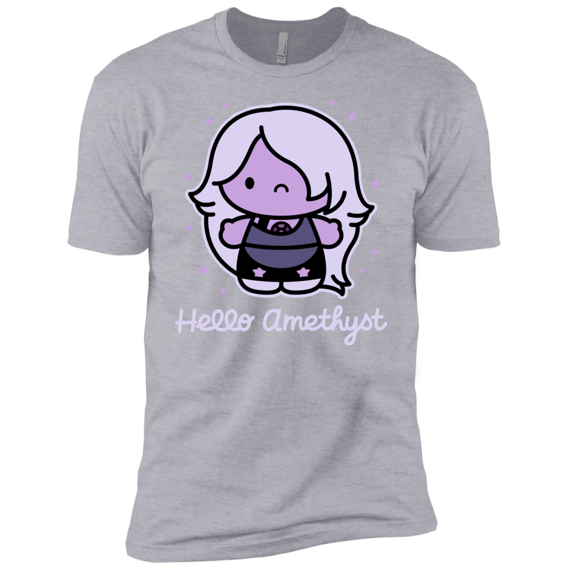 T-Shirts Heather Grey / YXS Hello Amethyst Boys Premium T-Shirt