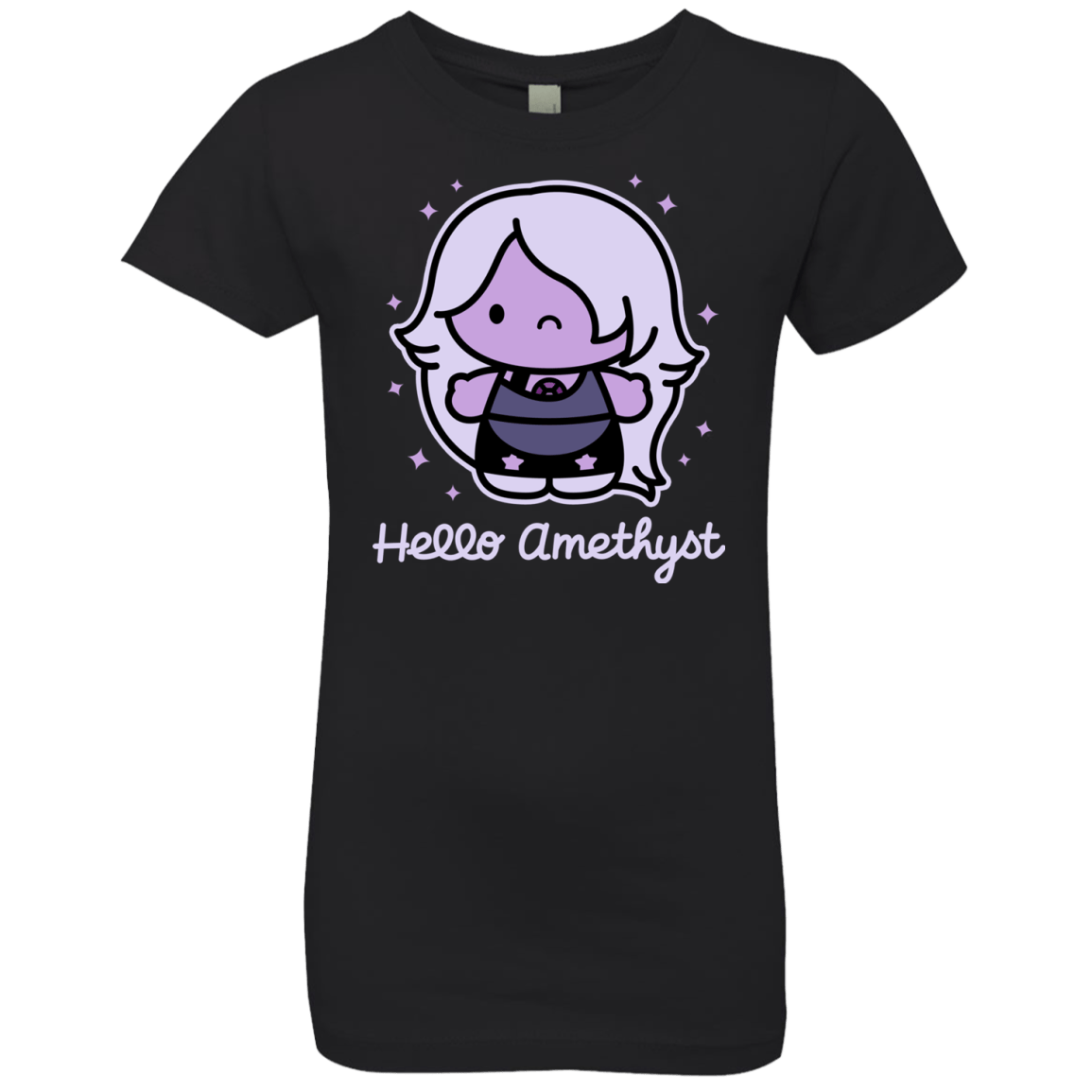 T-Shirts Black / YXS Hello Amethyst Girls Premium T-Shirt