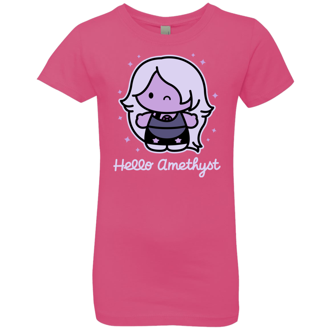 T-Shirts Hot Pink / YXS Hello Amethyst Girls Premium T-Shirt