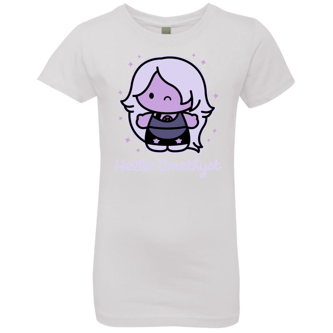 T-Shirts White / YXS Hello Amethyst Girls Premium T-Shirt