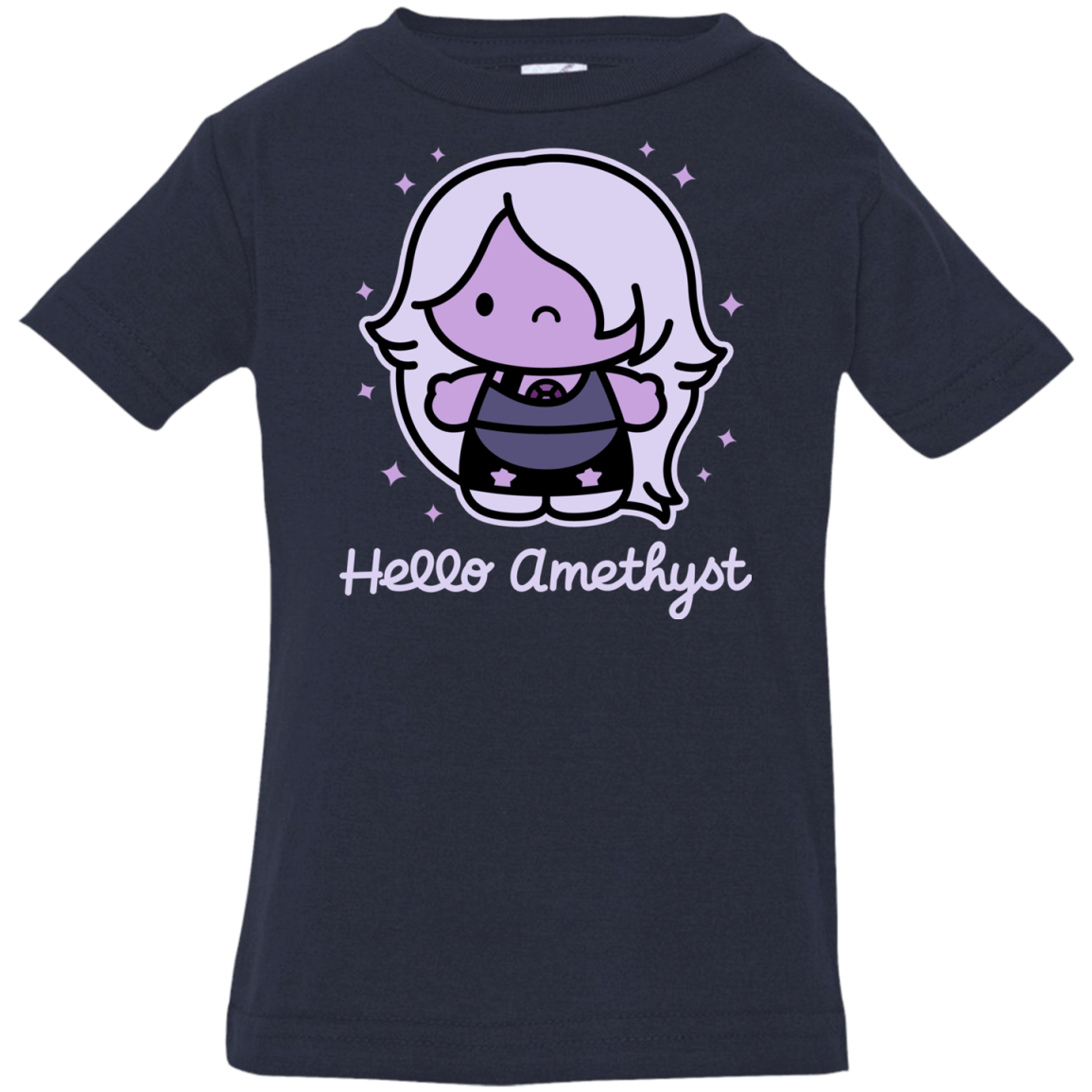 T-Shirts Navy / 6 Months Hello Amethyst Infant Premium T-Shirt