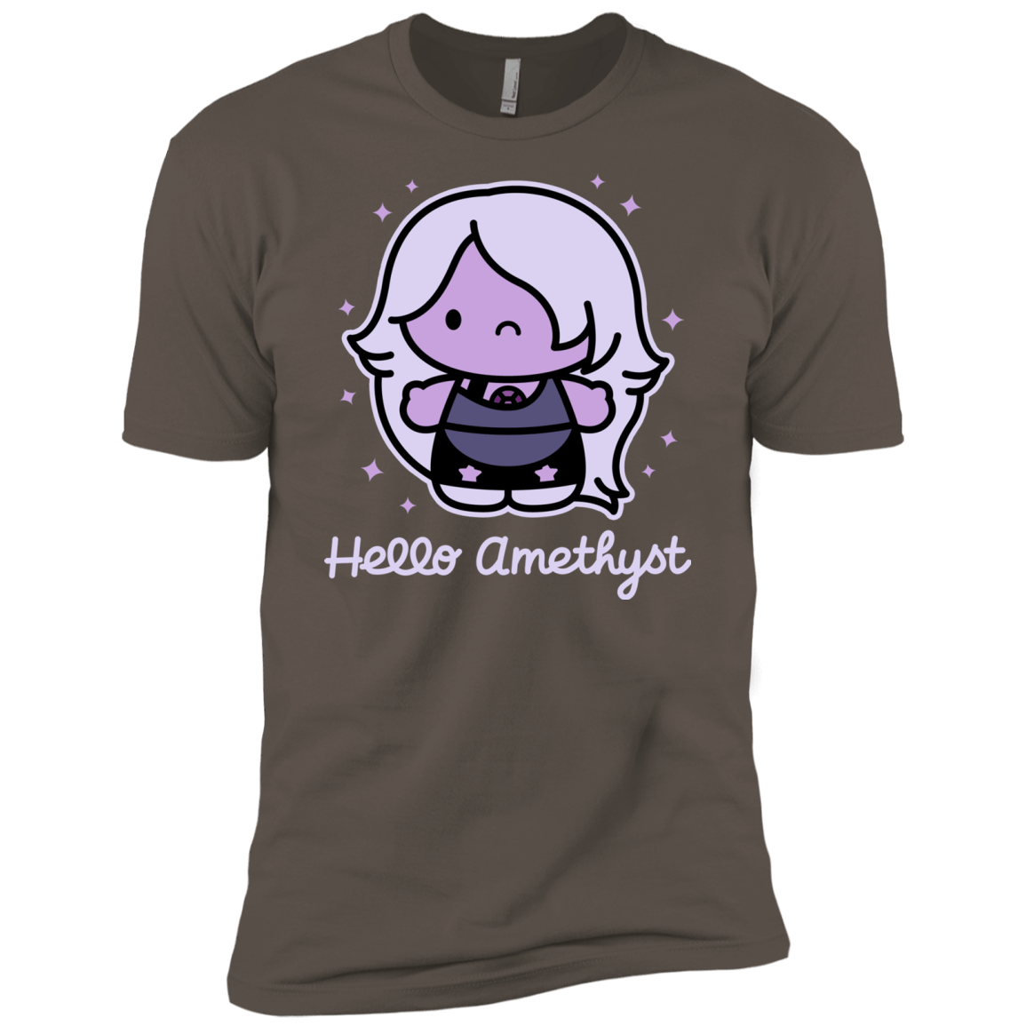 T-Shirts Warm Grey / X-Small Hello Amethyst Men's Premium T-Shirt