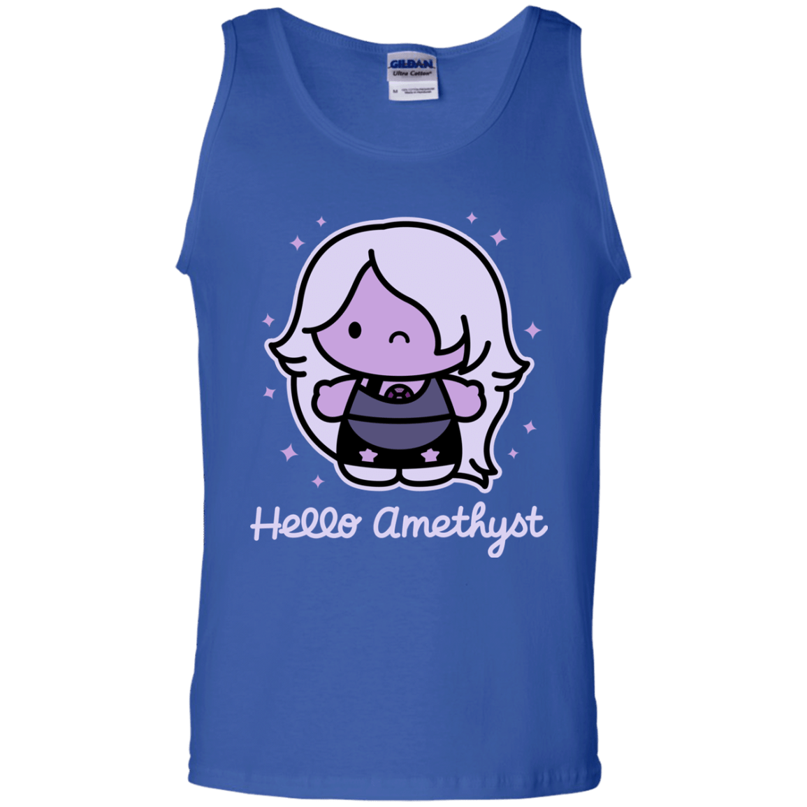 T-Shirts Royal / S Hello Amethyst Men's Tank Top