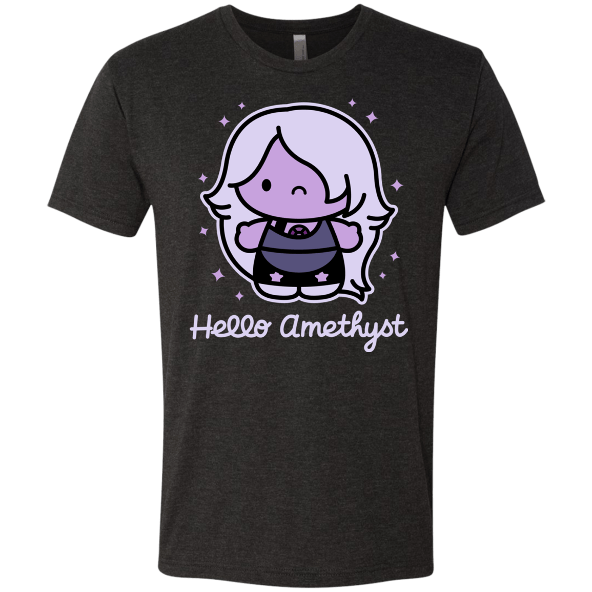 T-Shirts Vintage Black / S Hello Amethyst Men's Triblend T-Shirt