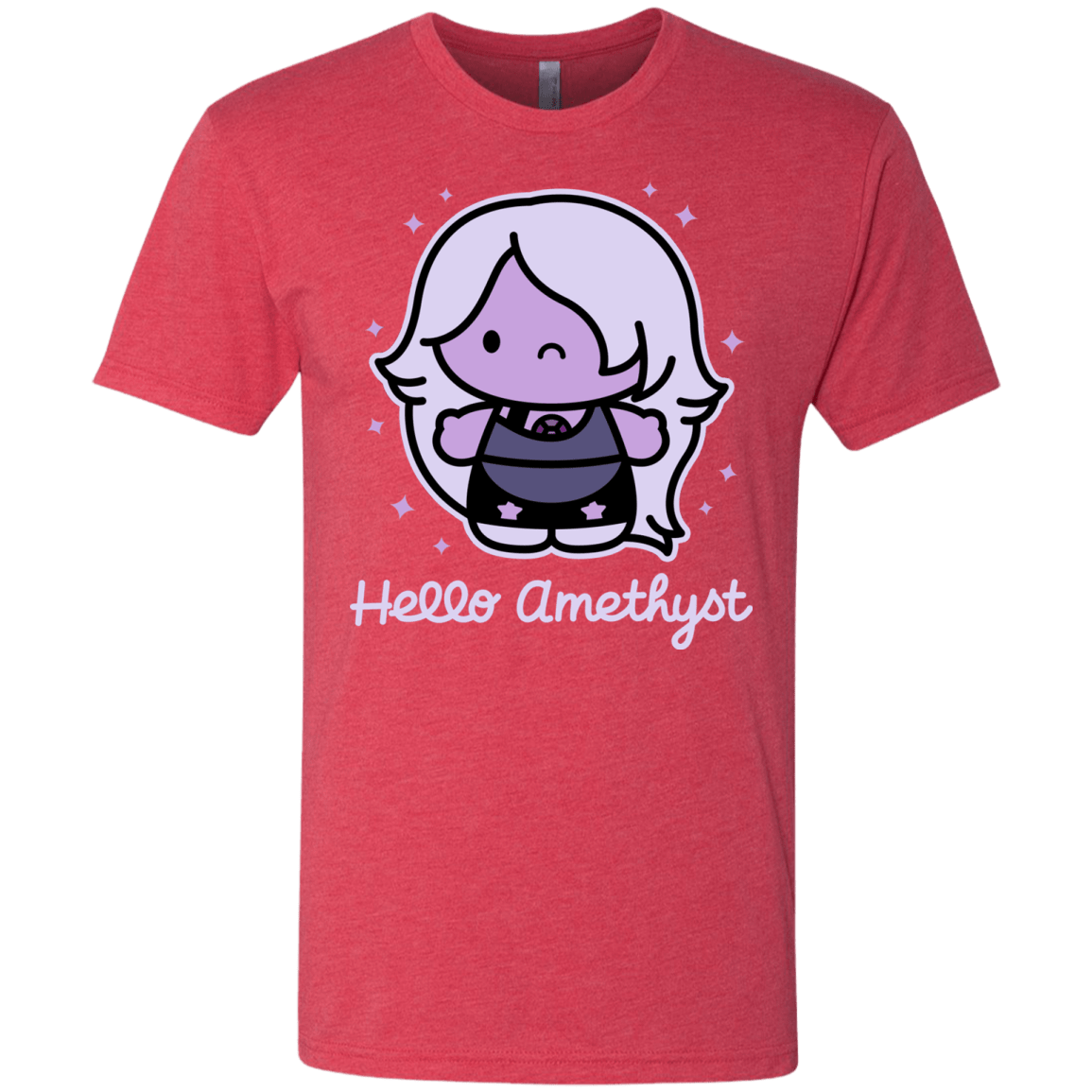 T-Shirts Vintage Red / S Hello Amethyst Men's Triblend T-Shirt
