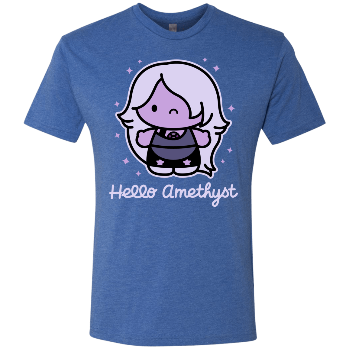 T-Shirts Vintage Royal / S Hello Amethyst Men's Triblend T-Shirt