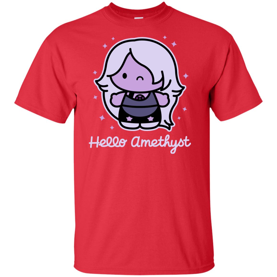 T-Shirts Red / XLT Hello Amethyst Tall T-Shirt