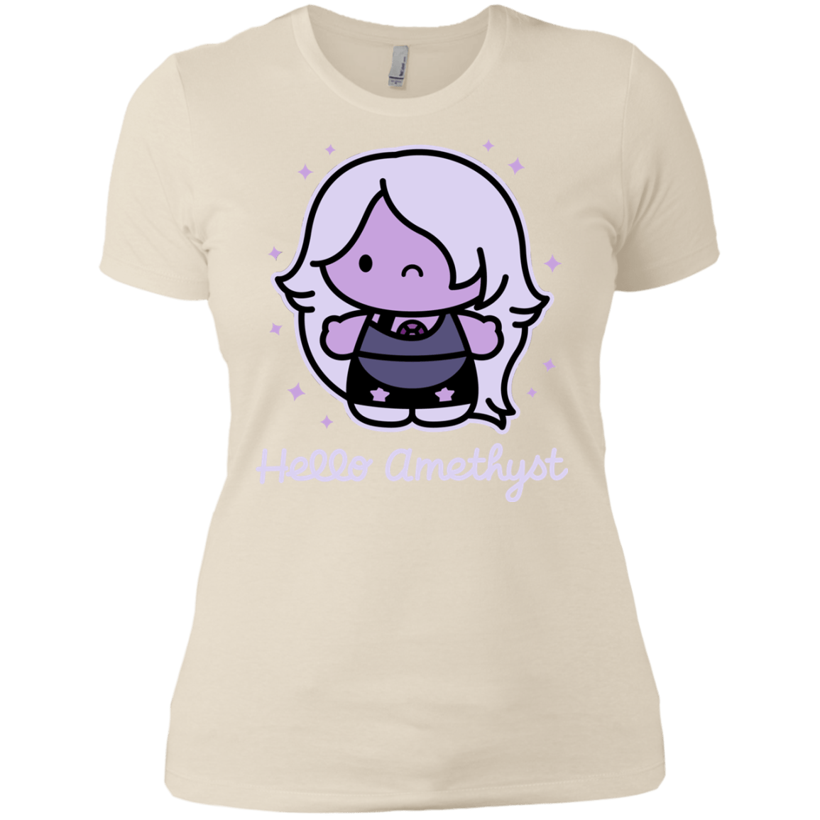 T-Shirts Ivory/ / X-Small Hello Amethyst Women's Premium T-Shirt