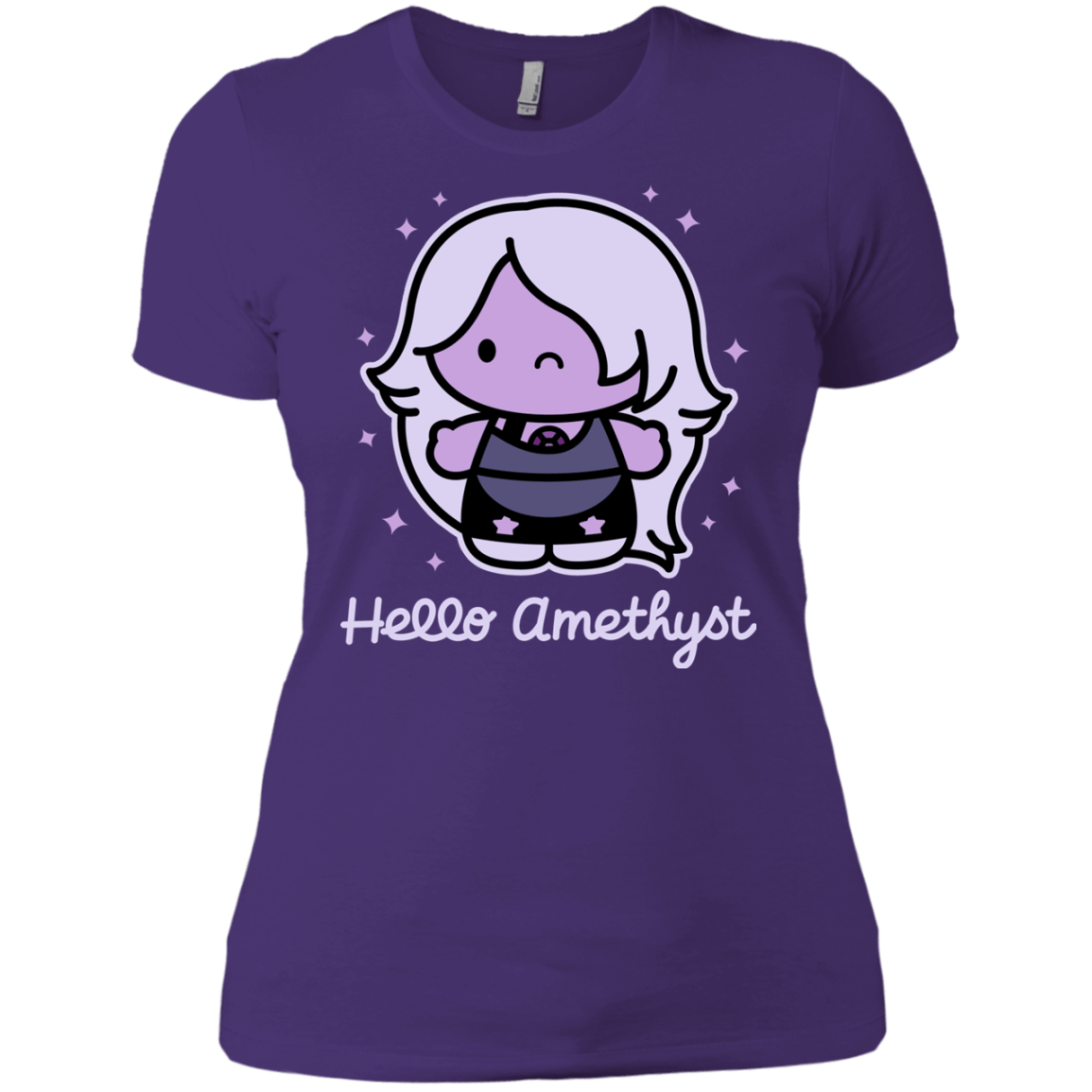 T-Shirts Purple Rush/ / X-Small Hello Amethyst Women's Premium T-Shirt
