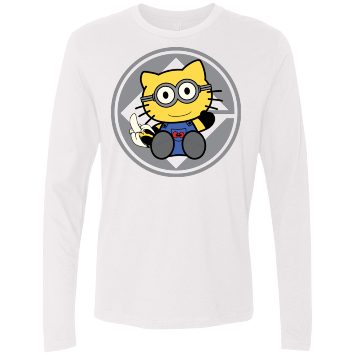T-Shirts White / Small Hello Banana Men's Premium Long Sleeve