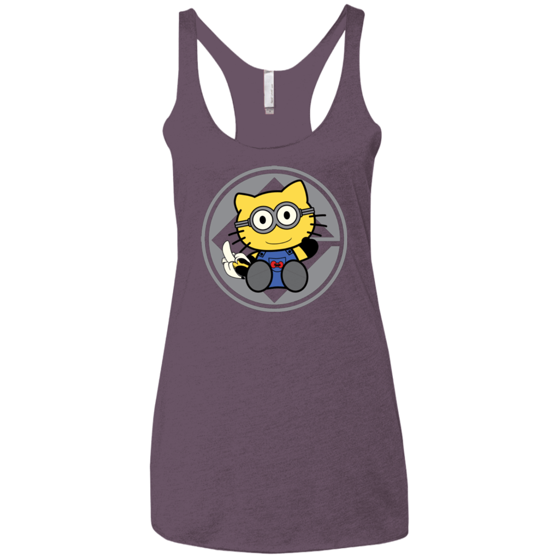 T-Shirts Vintage Purple / X-Small Hello Banana Women's Triblend Racerback Tank