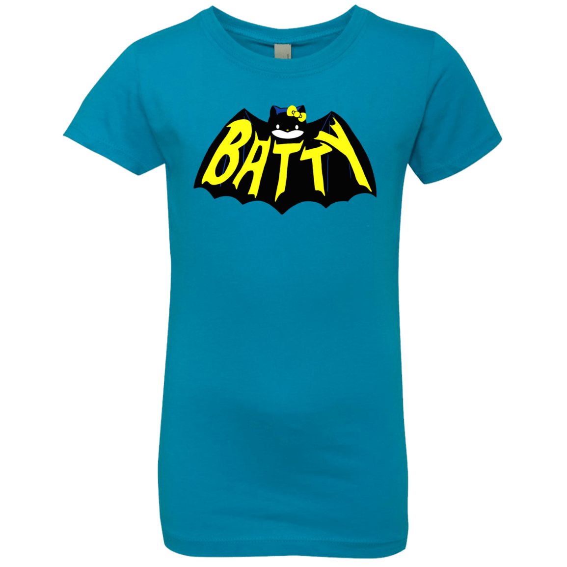 T-Shirts Turquoise / YXS Hello Batty Girls Premium T-Shirt