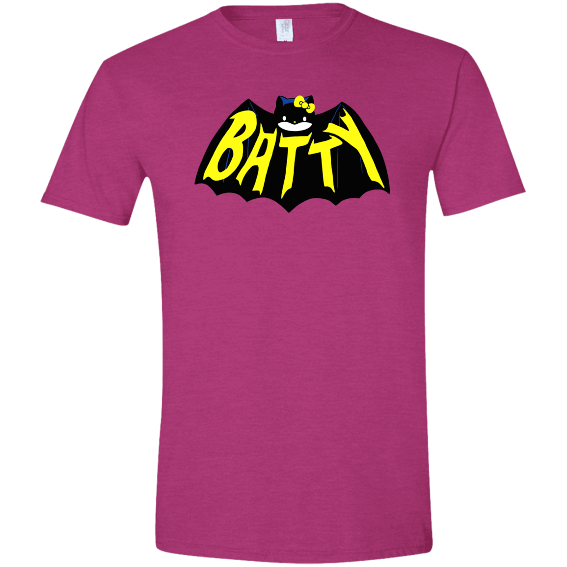 T-Shirts Antique Heliconia / S Hello Batty Men's Semi-Fitted Softstyle