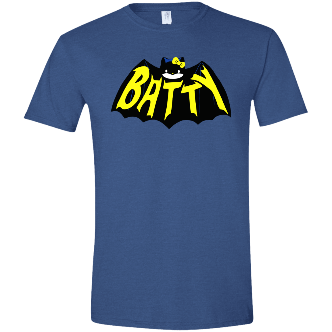 T-Shirts Heather Royal / X-Small Hello Batty Men's Semi-Fitted Softstyle