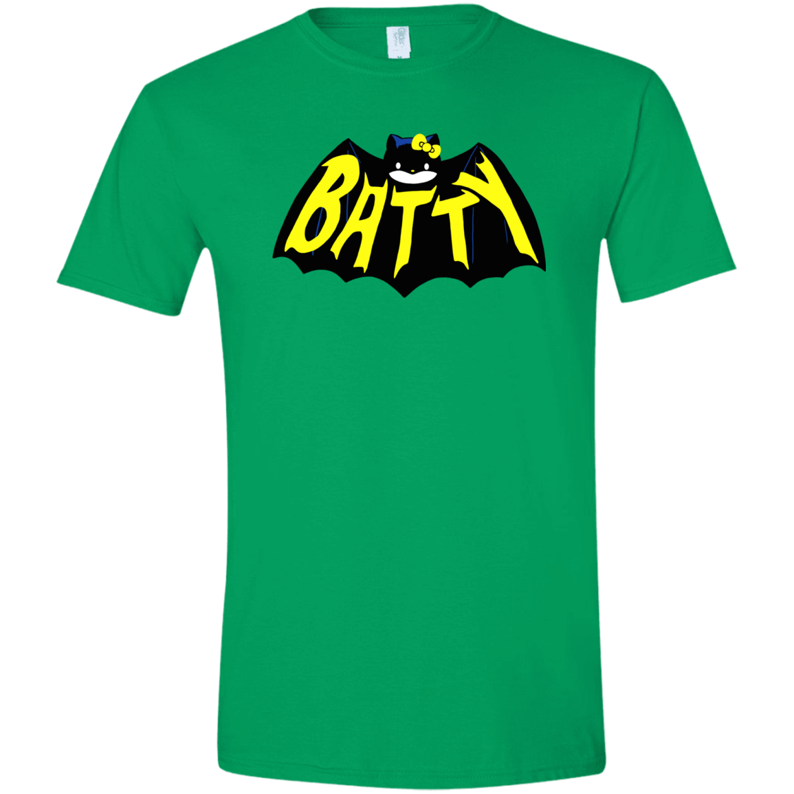 T-Shirts Irish Green / S Hello Batty Men's Semi-Fitted Softstyle
