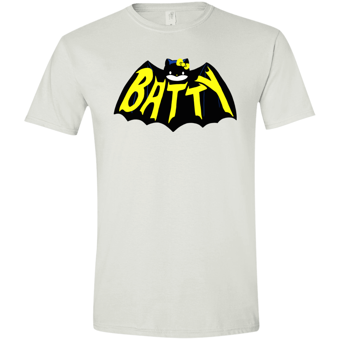 T-Shirts White / X-Small Hello Batty Men's Semi-Fitted Softstyle
