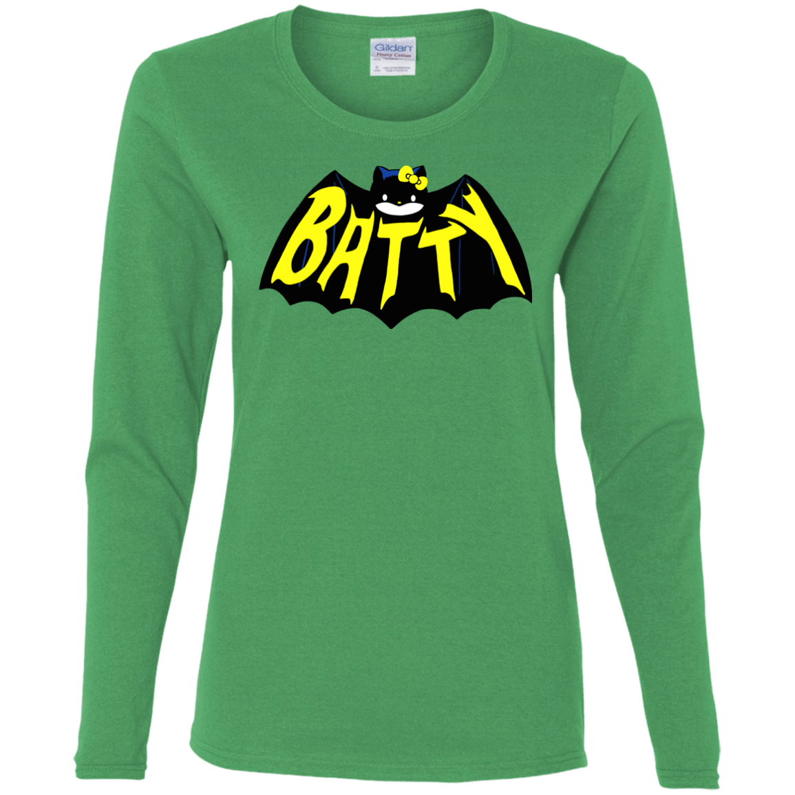T-Shirts Irish Green / S Hello Batty Women's Long Sleeve T-Shirt